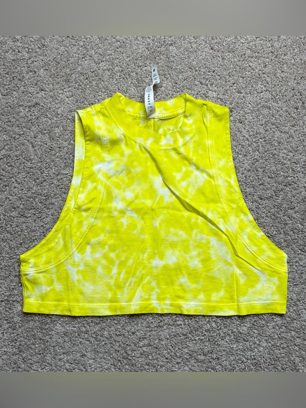 Lululemon All Yours Cropped Cotton Tank Top *Tie Dye